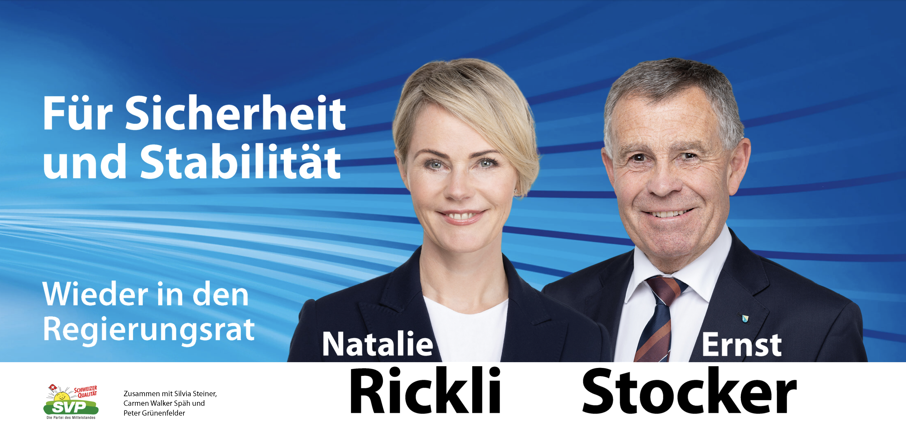Nathalie Rickly, Ernst Stocker - Wieder in den Regierungsrat